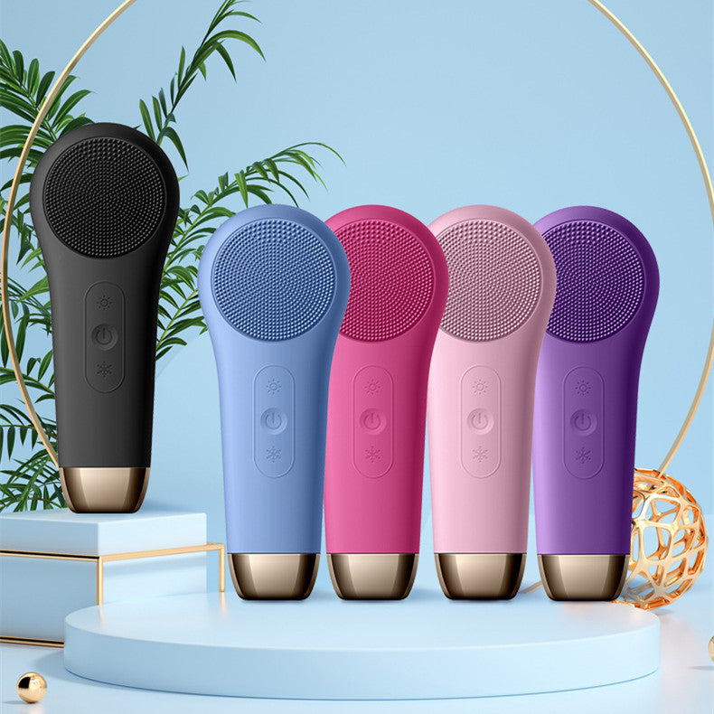 Waterproof Facial Cleansing Brush Pore Cleaner and Rejuvenating Beauty Device