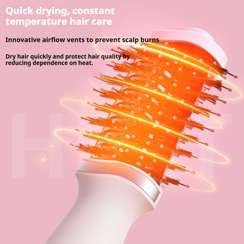 Multifunctional Hair Dryer – Dual-Use Hot Air Brush & Curling Comb
