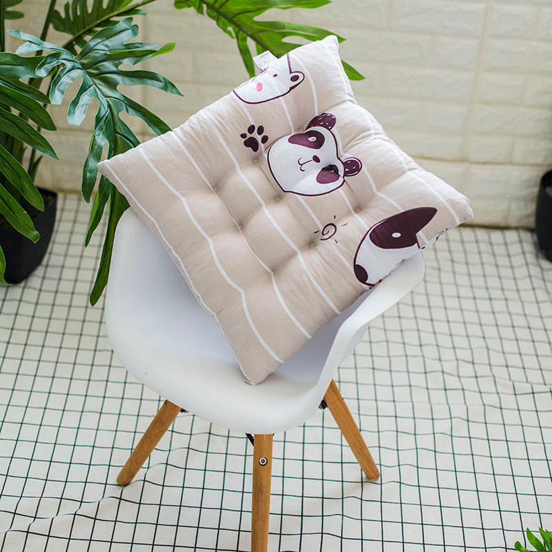 Thickened Cushion Office Cute Cartoon Student Seat Warm Dining Chair Cushion Tatami Floor Mat