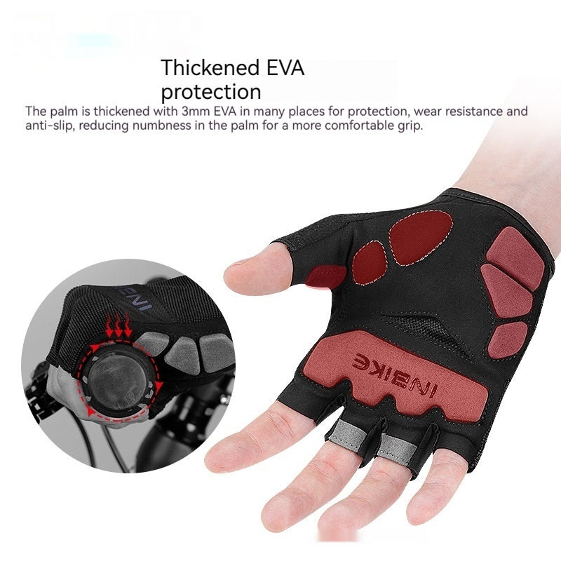 Outdoor Half-finger Riding Gloves Baby Boy And Girl Summer Shockproof Wear-resistant Equipment