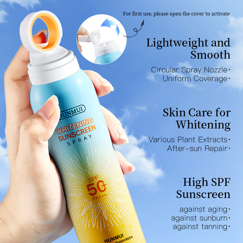 Plastic Sunscreen Spray UV Protection For All Skin Daily