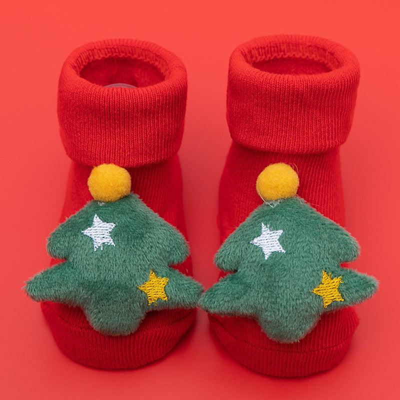 Spring And Autumn Non-slip Not Feel Tight With Feet Cartoon Room Socks