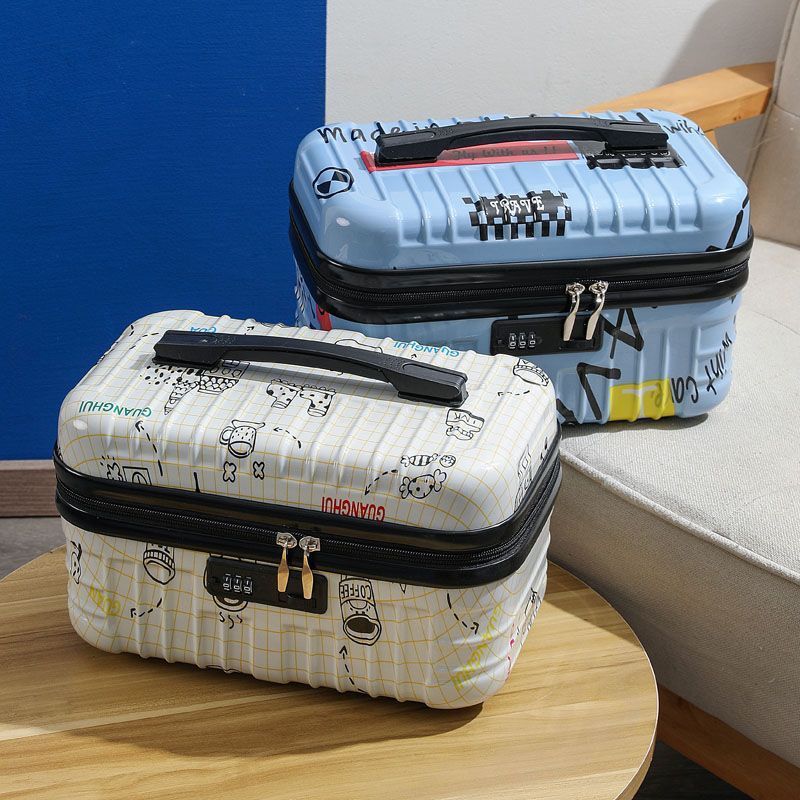 Large Graffiti Makeup Bag – 18 Inch Travel Cosmetic Organizer for Women