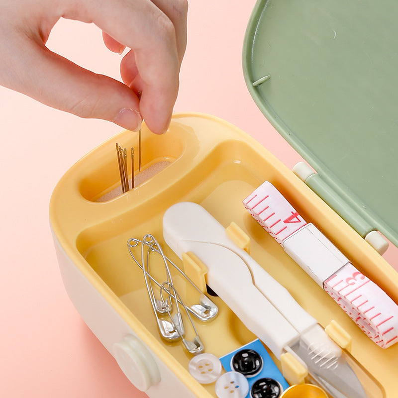 All-in-One Sewing Box with Buttons – Complete Home Sewing Set