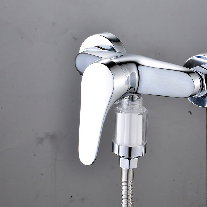 Household Silver Water Heater Shower Filter – Clean & Filtered Water