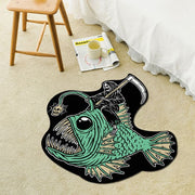 Halloween Cashmere Bathroom Door Mat Absorbent Non-slip