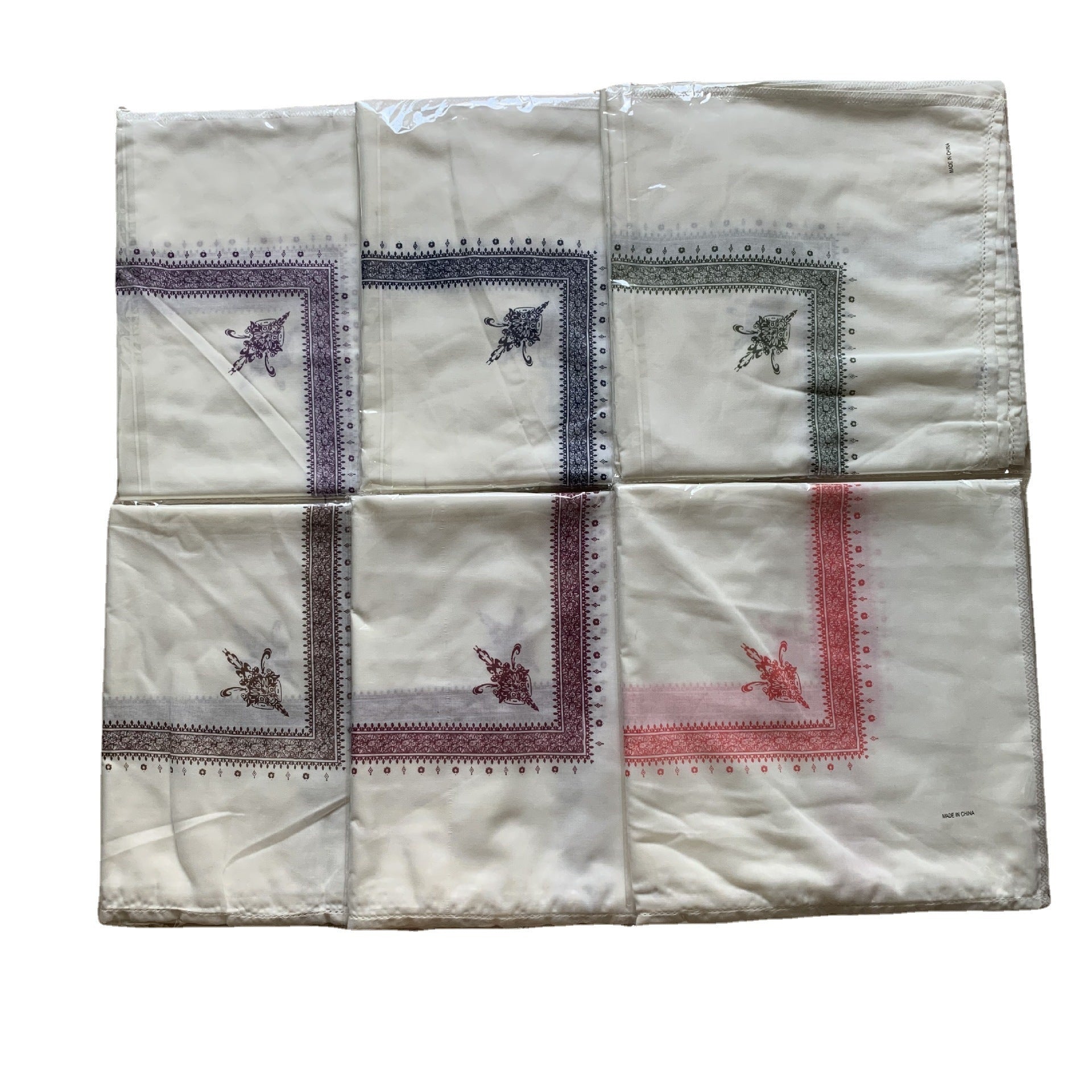 Men’s Fashion Printed Square Scarf