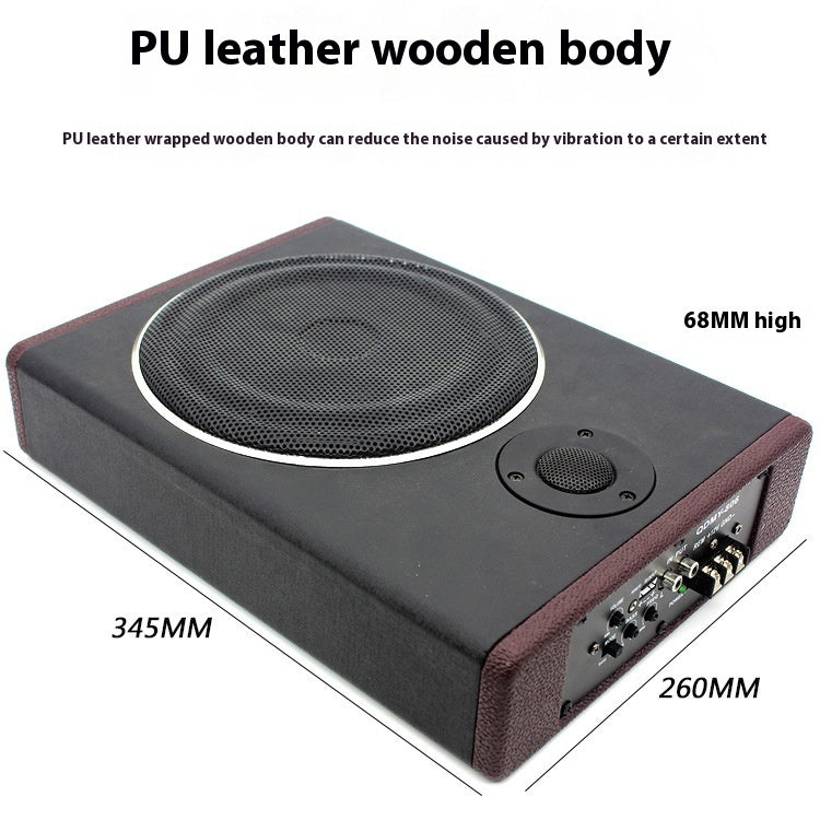 12V Car Subwoofer – High-Power Ultra-Thin Bass Speaker