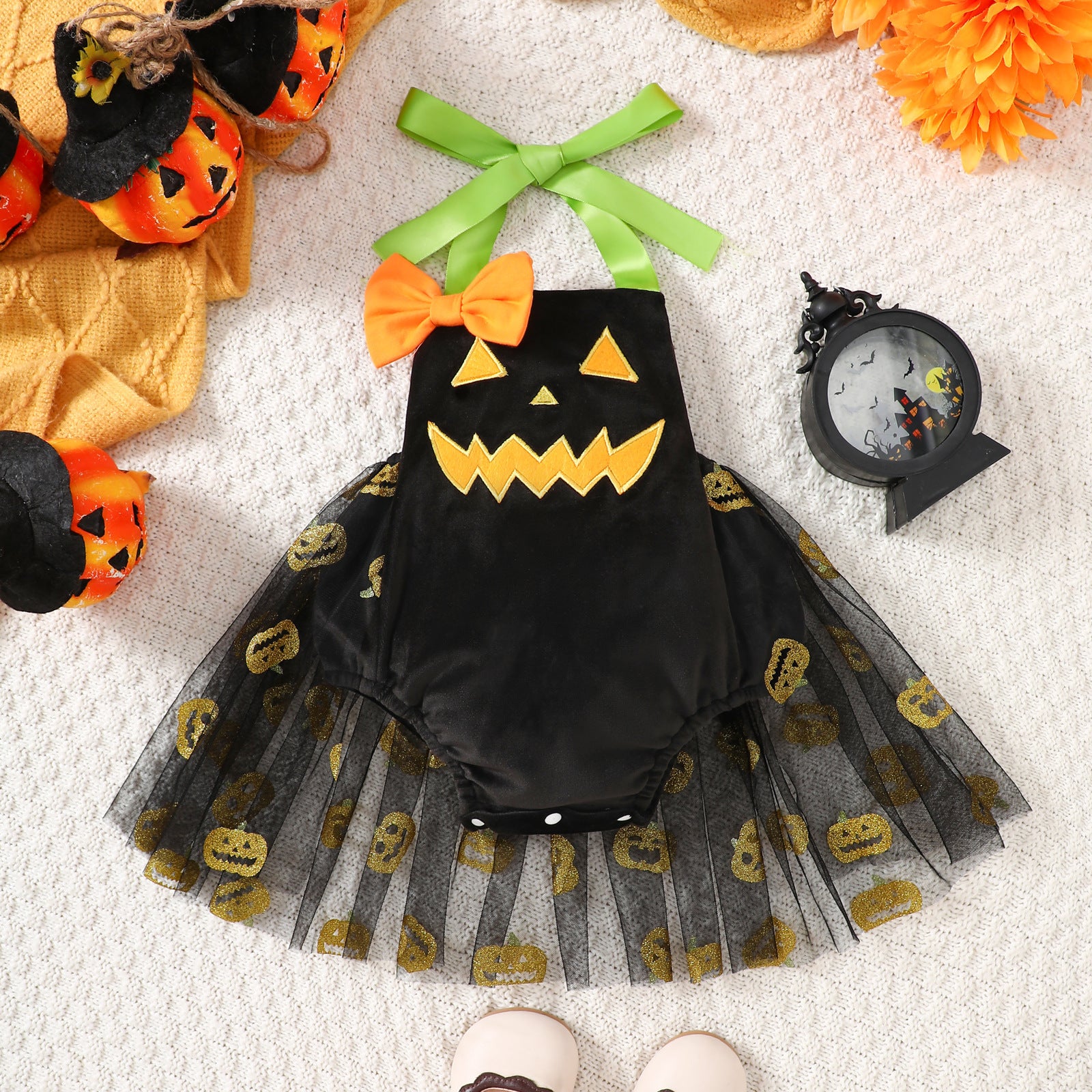 Halloween Cute Mesh Jumpsuit Women