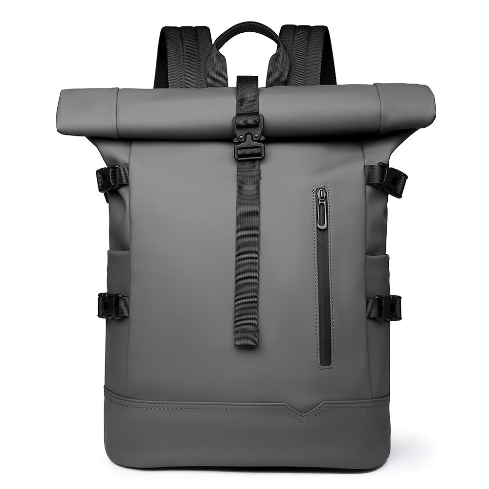 Unisex Business Casual Travel Backpack Waterproof Fabric