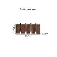 Black Walnut 4 Hooks