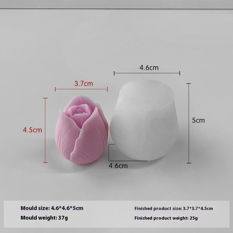 Flower Aromatherapy Candle Silicone Mold DIY