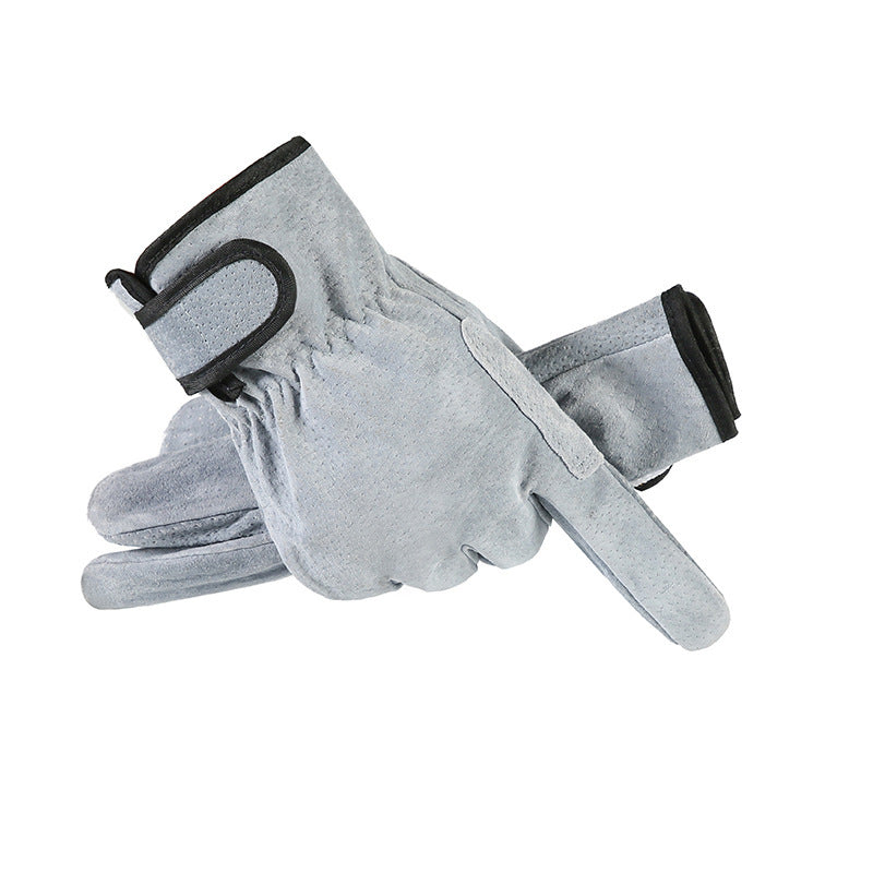 Leather Work Gloves – Durable Protection for Welding, Maintenance & Gardening