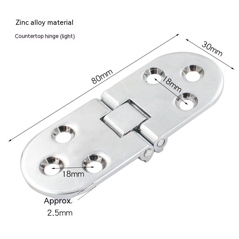 Flip Top Table Hinge Dining Table Accessories Leaf Zinc Alloy Hidden Hinge