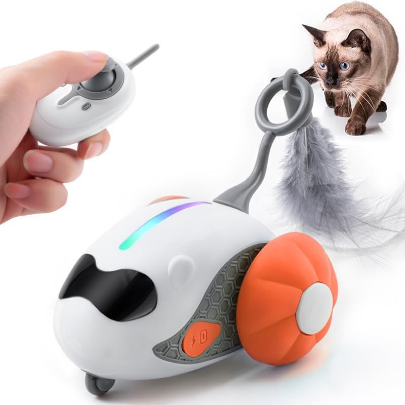Smart Rechargeable Remote-Controlled Interactive Cat Toy