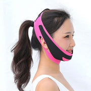 Rose Red Face Slimmer Mask – Thin & Comfortable Bandage for Facial Contouring
