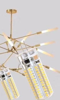 Crystal Lamp Corn Bulb Chandelier Bright Led Light Source
