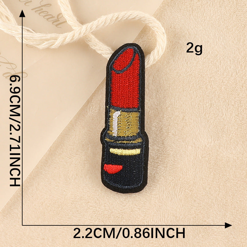 Computer Embroidery Label Patch – Small Badge for Clothing and Accessories