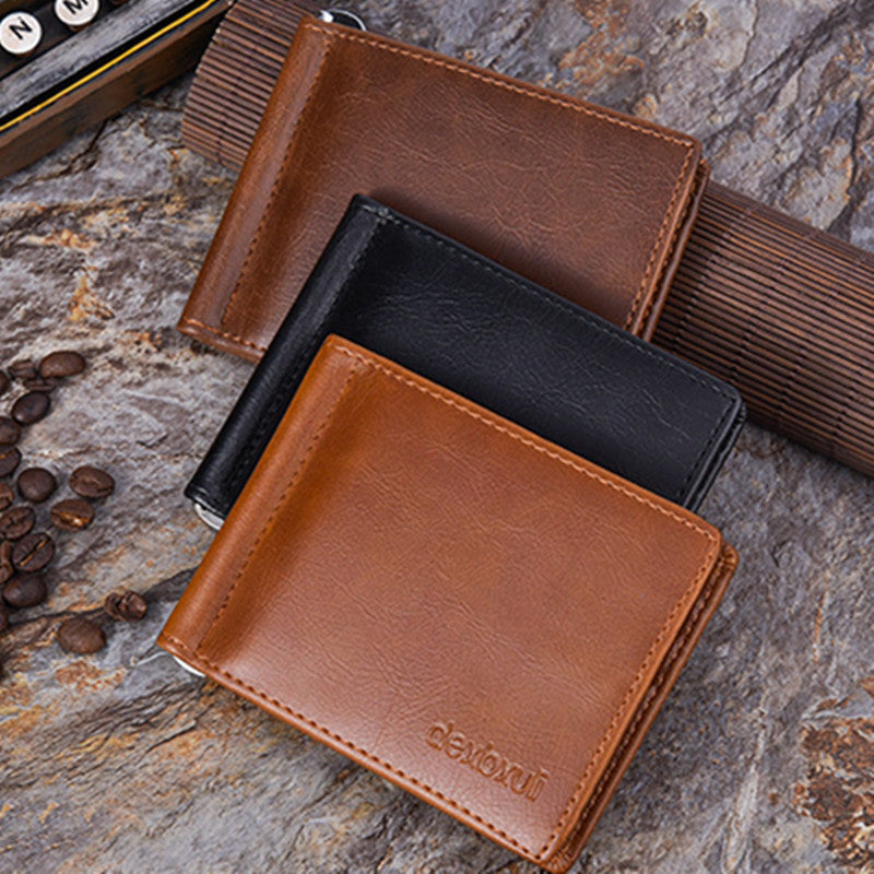 Men's Vintage Simple Mini Wallet