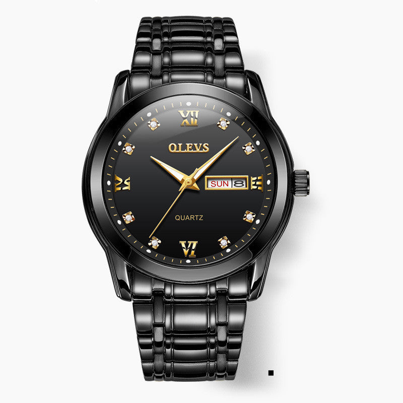 Trendy Brand Quartz Watch Luminous Waterproof Men's Watch