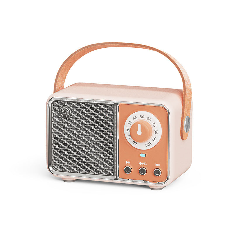 Plastic Bluetooth Retro Mini Speaker For Car And Desk
