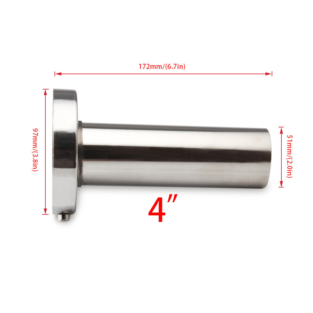 Car Universal Exhaust Pipe Silencer Adjustable 304 Stainless Steel