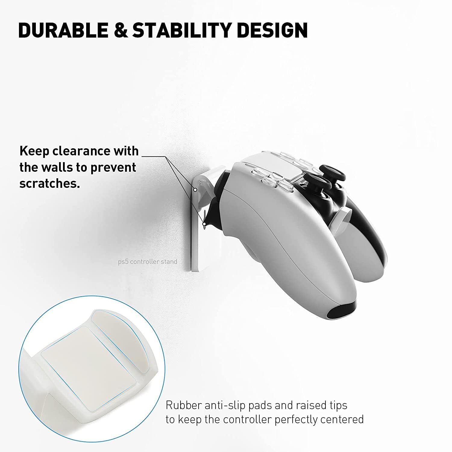 Acrylic Video Game Controller Wall Mount Bracket