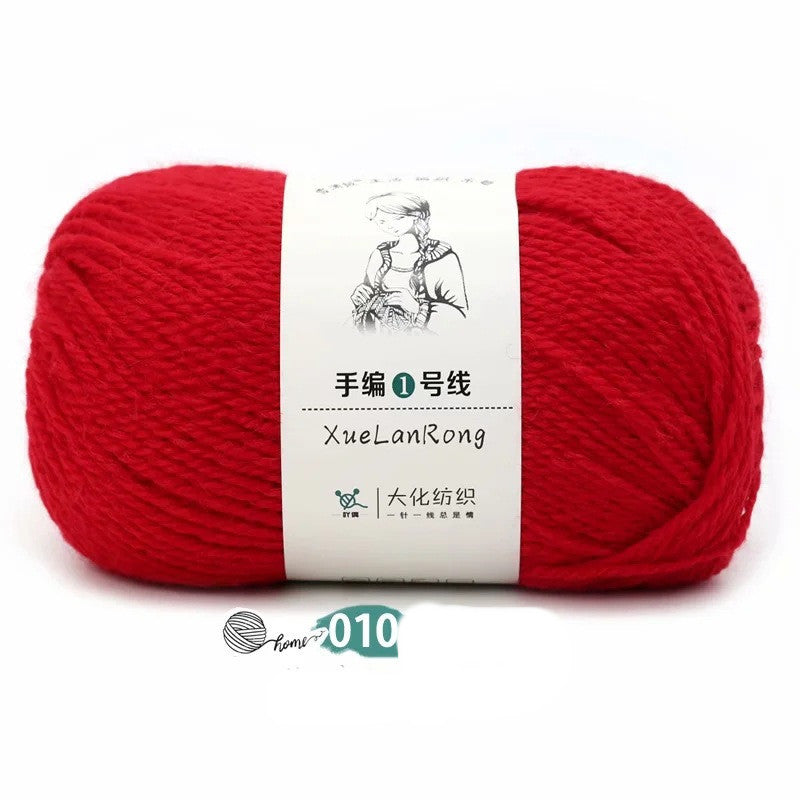 Hand-Knitted Scarf Yarn Ball, 4-Strand Coarse Australian Wool – DIY Knitting, Crochet, and Craft Projects