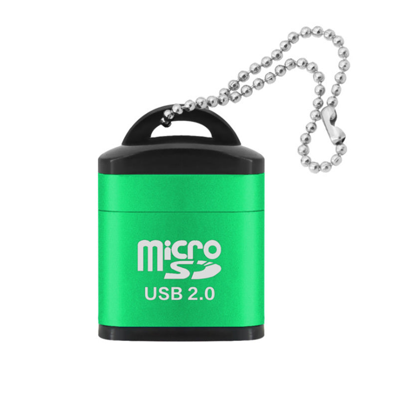 Aluminum Alloy Mini Card Reader MicroSDTF Card Mobile Phone Memory Card