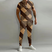Men's Short Sleeved Pants Casual Set