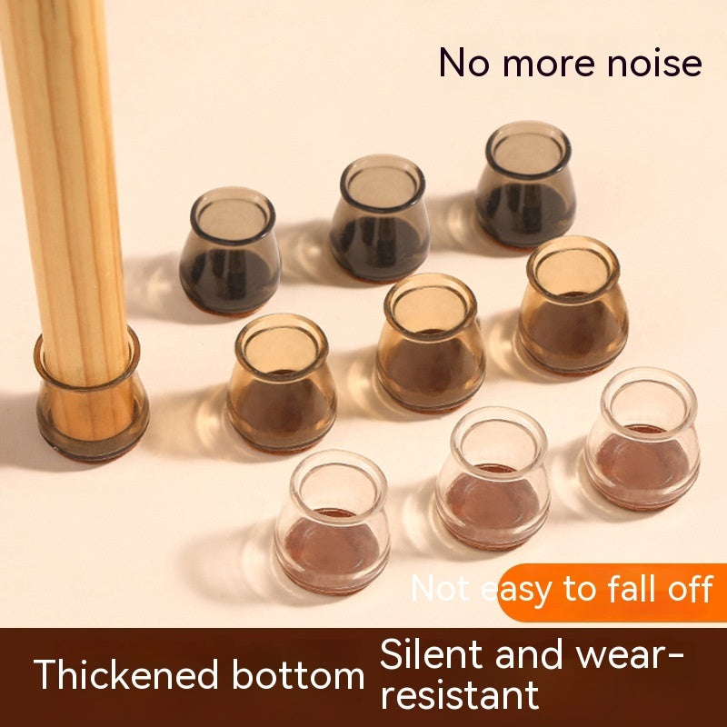 Integrated Felt Thickened Mute Mats For Table And Chair Legs Wear-resistant Protective Floor Table And Chair Foot Pad