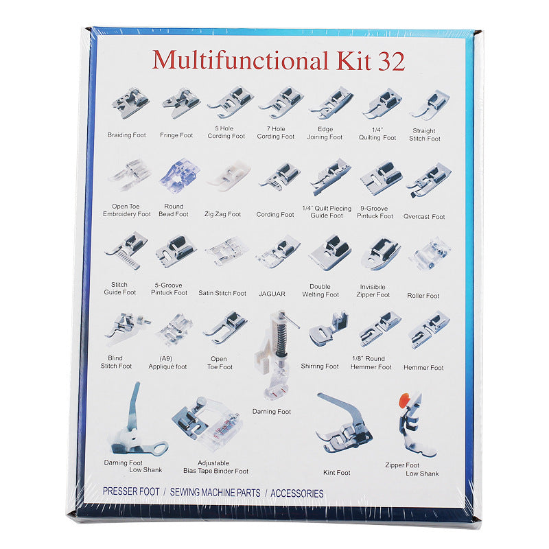 Household Sewing Machine Multifunctional Presser Foot Set – Sewing Accessories Suit