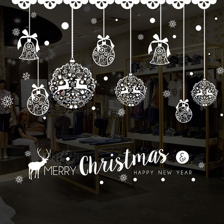Self-adhesive Decorative Festive Christmas Wall Stickers