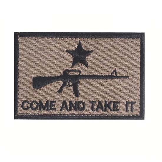 Five-Star AK Machine Gun Embroidered Cloth Tips – Gas Seal Patch