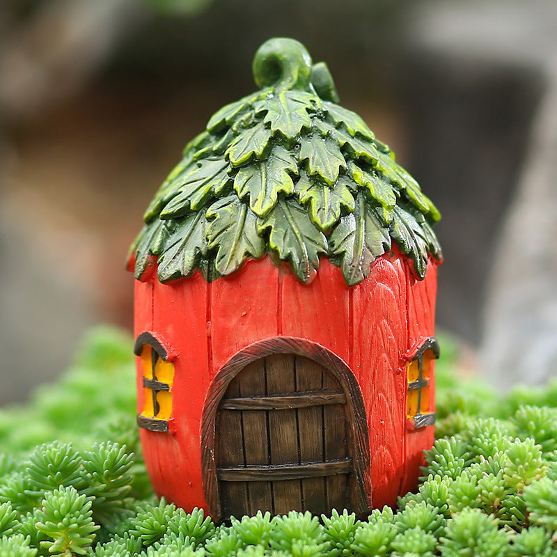 Garden Mushroom Flower Pine Nut House Ornament