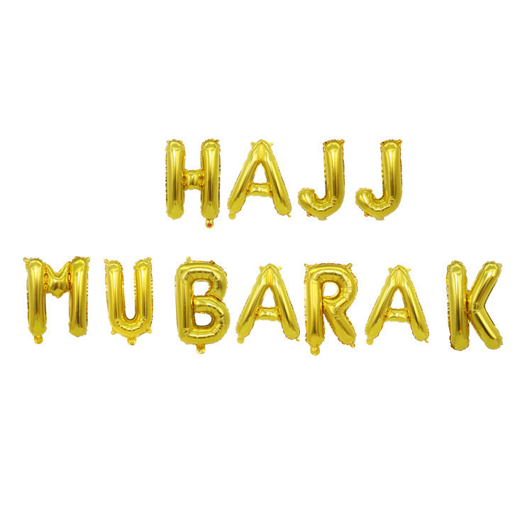 Festive Party Decoration English Alphabet Balloons Set