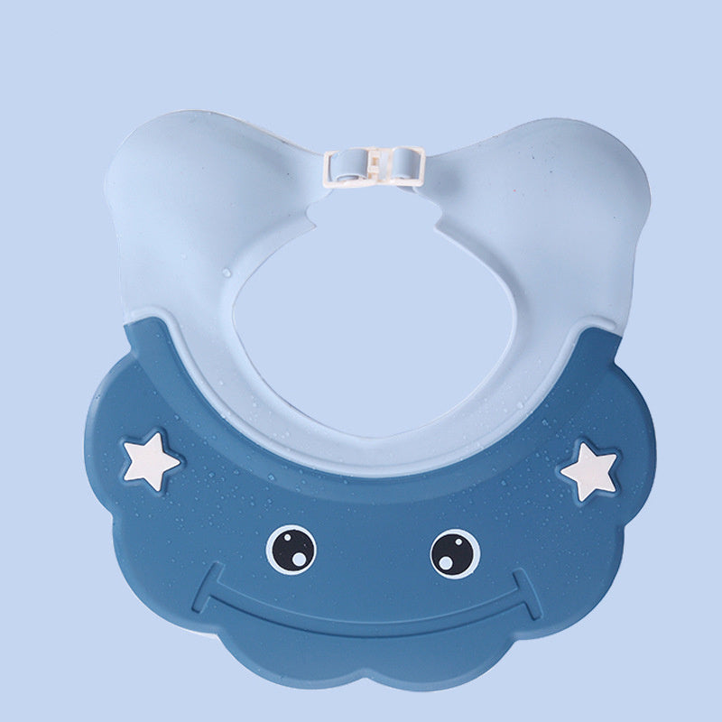 SplashGuard Adjustable Baby Shampoo Cap – Soft Bath Visor for Tear-Free Washing