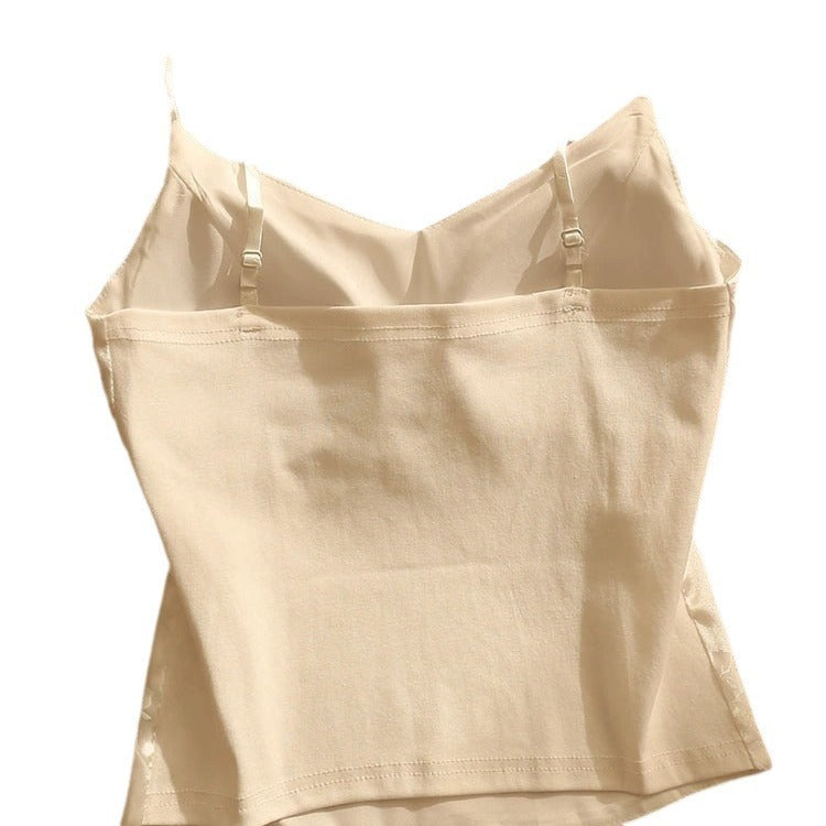Fashion Jacquard Satin Camisole For Women