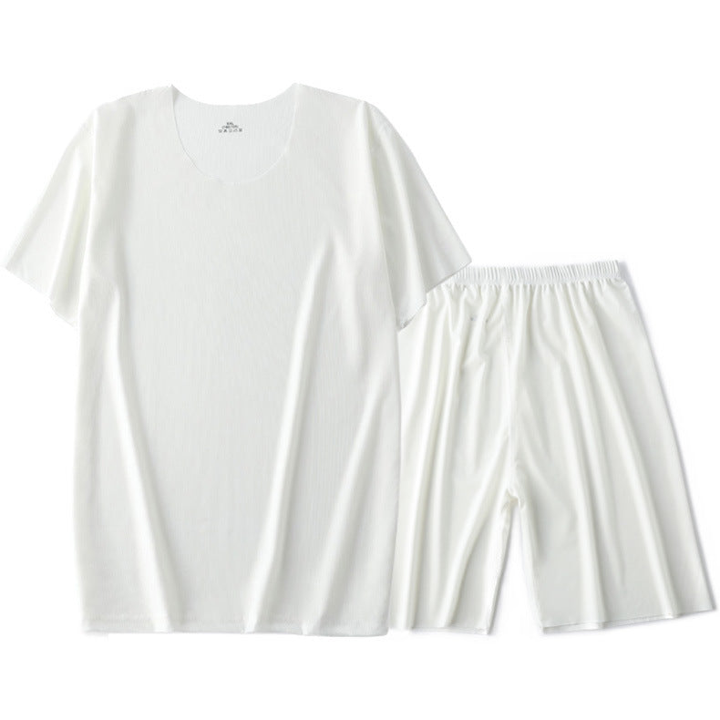 Home Wear Short Sleeve Shorts Suit Pajamas