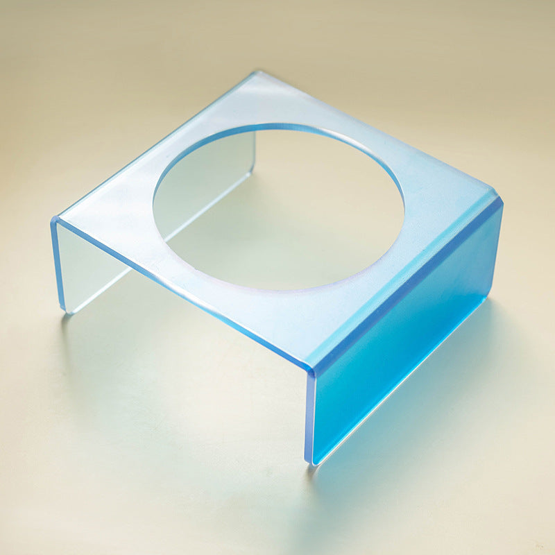 Cat Bowl Rack Acrylic Dog Bowl Anti-tumble