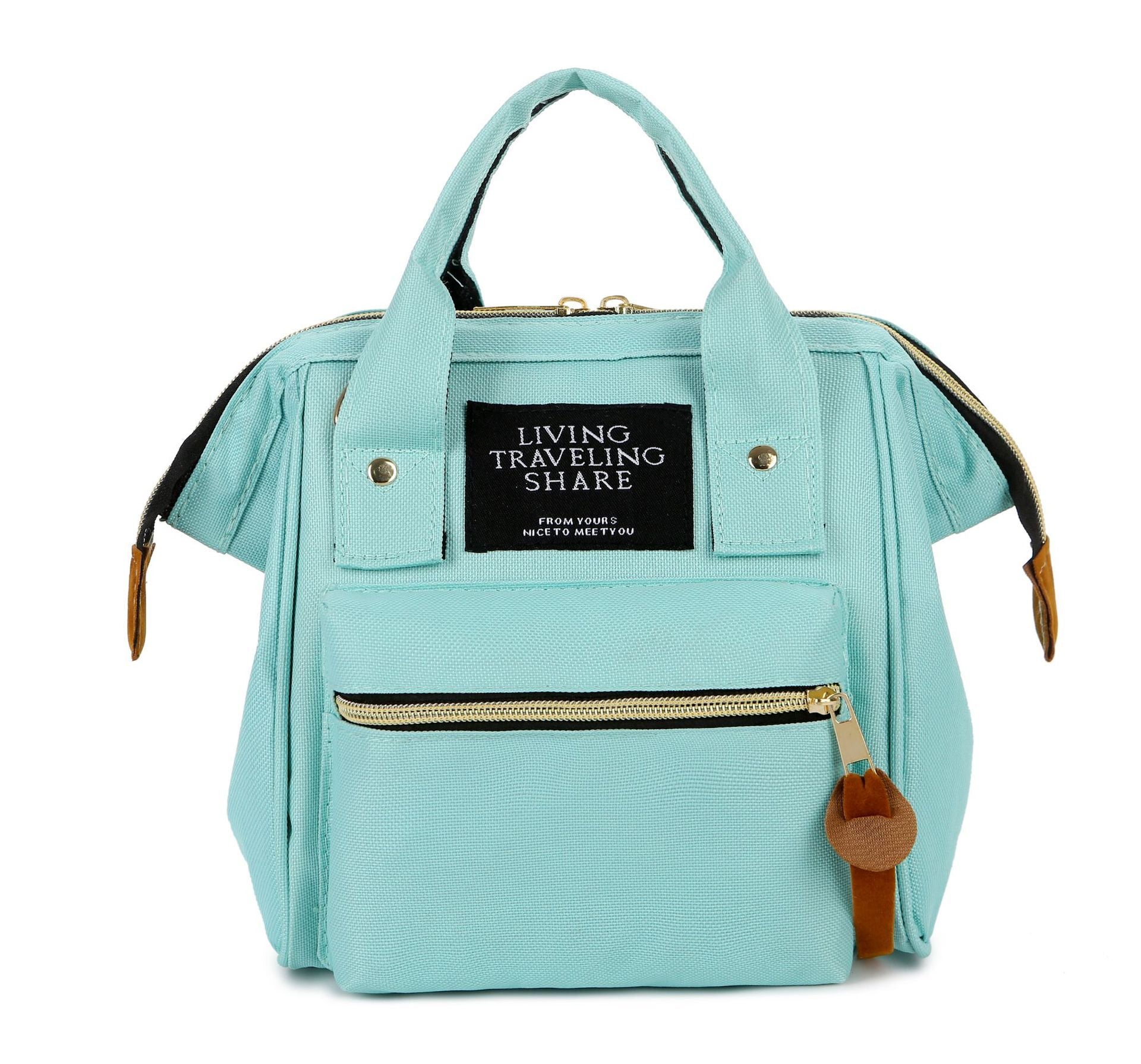 MomMini Oxford Shoulder Backpack – Compact, Cute & Functional for Moms