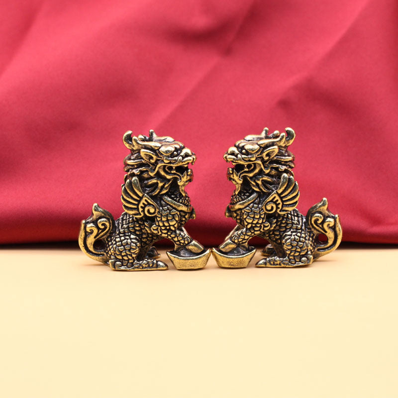 Brass Crafts A Pair Bringing Fortune Ornaments