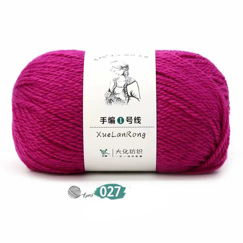 Hand-Knitted Scarf Yarn Ball, 4-Strand Coarse Australian Wool – DIY Knitting, Crochet, and Craft Projects