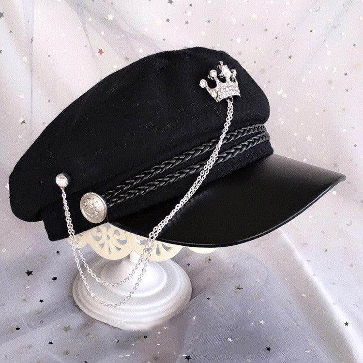 Gothic Style Soviet Army Hat Lolita Accessories