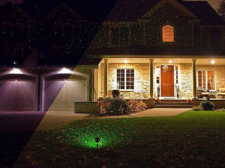 Gypsophila USB Laser Light Christmas Lawn Lamp