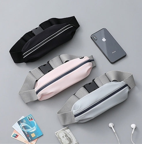 Ultra-Thin Waterproof Sports Waist Bag – Lightweight Storage for Running & Gym