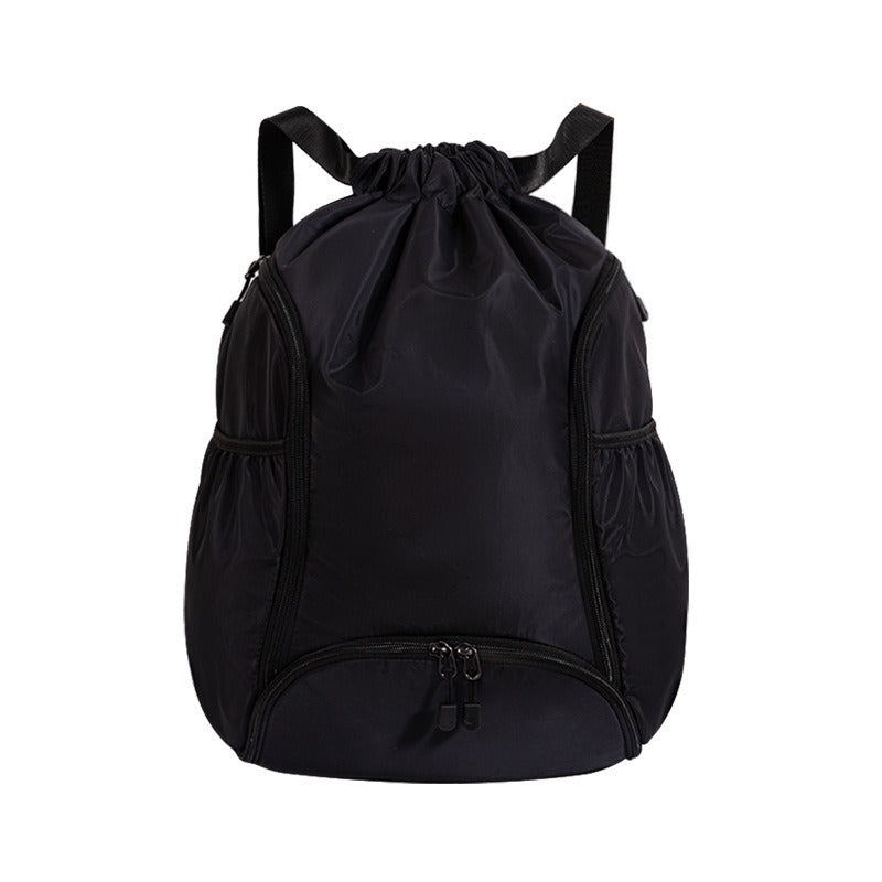 Unisex Polyester Large Cube Backpack Drawstring Gym Bag