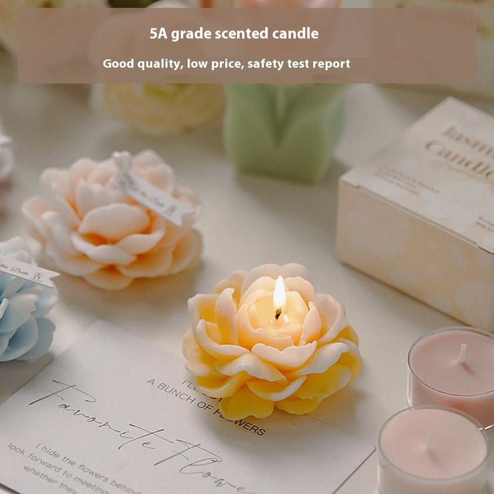 Flower Fragrance Hand Gift Aromatherapy Candle