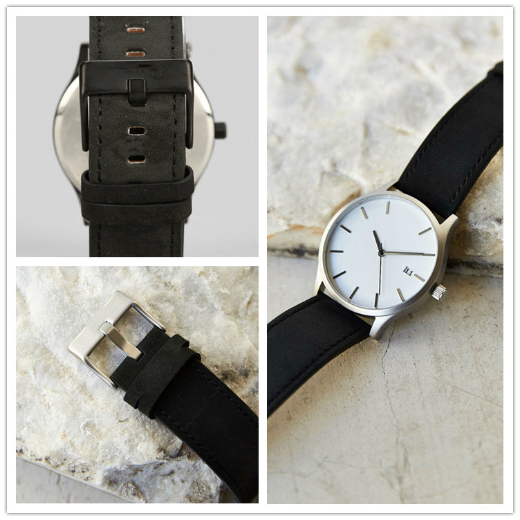Simple Large Dial Men's Casual Watch Business