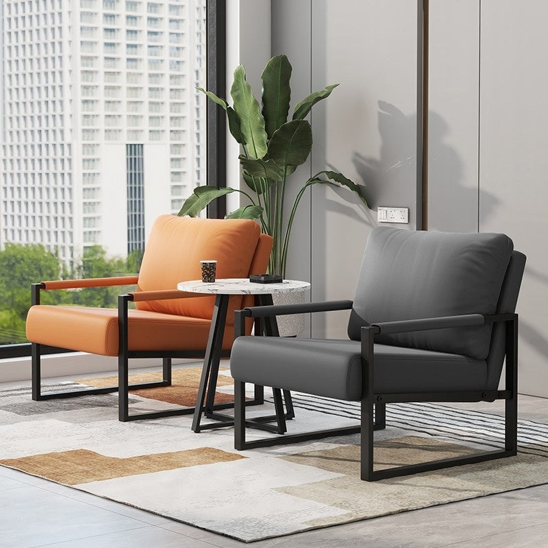 Light Luxury Single Seat Sofa Chair Nordic Style Bedroom Office